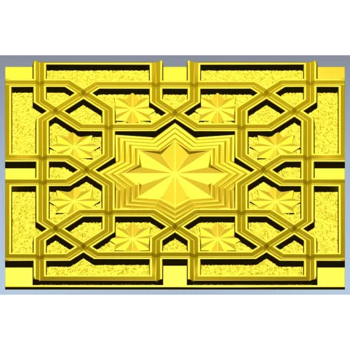 Декоративная 3D панель "Звёздный рельеф" - STL для ЧПУ