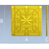 Декоративная 3D панель "Звёздный рельеф" - STL для ЧПУ