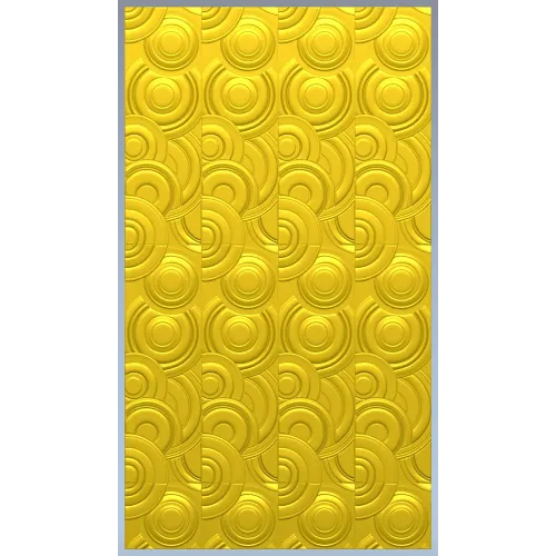 Concentric Flow Panel - decorative CNC panel STL