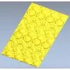 Concentric Flow Panel - decorative CNC panel STL