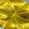 Ornamental Floral Square Panel STL for CNC