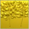 Twin Leaf Decorative Panel STL