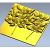 Twin Leaf Decorative Panel STL