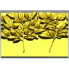 Twin Leaf Decorative Panel STL