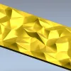 Кристальный Поток - 3D панель в формате STL для ЧПУ
