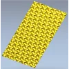 Woven Ribbon Decorative Panel STL for CNC