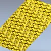 Woven Ribbon Decorative Panel STL for CNC