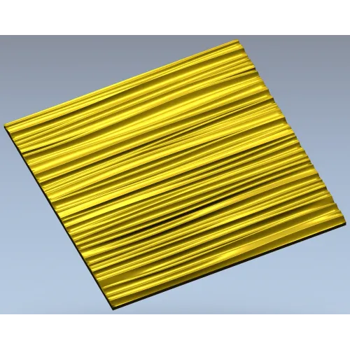 Волнистая декоративная панель - STL 3D модель для ЧПУ