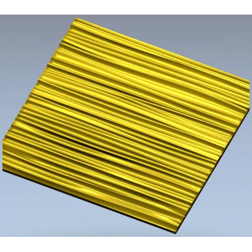 Волнистая декоративная панель - STL 3D модель для ЧПУ