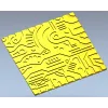 Панель "ТехноРельеф" - 3D модель STL для ЧПУ