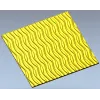 Wave Panel - seamless wavy relief STL for CNC