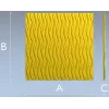 Wave Panel - seamless wavy relief STL for CNC