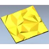 Фасетная декоративная панель - 3D модель STL для ЧПУ