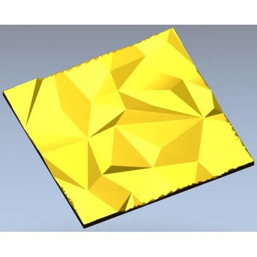Фасетная декоративная панель - 3D модель STL для ЧПУ