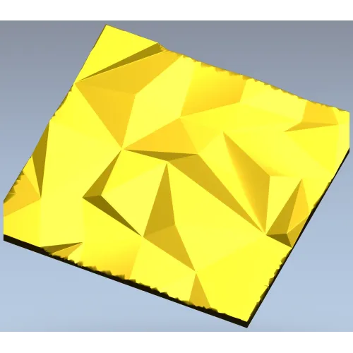 Фасетная декоративная панель - 3D модель STL для ЧПУ