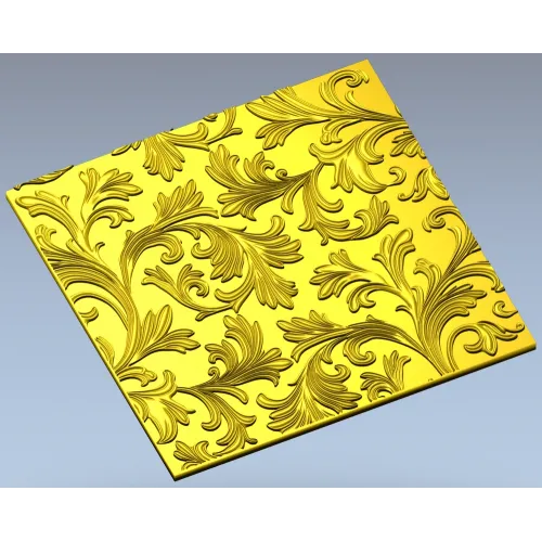 Акантовая декоративная панель - 3D модель STL для ЧПУ