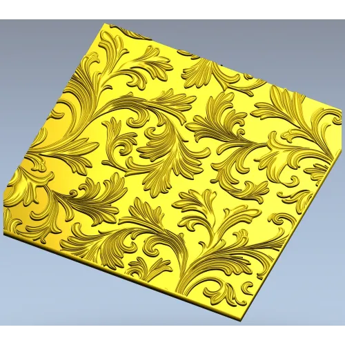Акантовая декоративная панель - 3D модель STL для ЧПУ