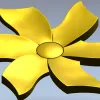 Розетка "Вихрь" - 3D модель STL для ЧПУ