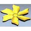 Розетка "Вихрь" - 3D модель STL для ЧПУ