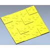 Клеверная Мозаика - 3D панель STL для ЧПУ
