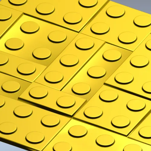 Stud Mosaic Relief Panel STL for CNC