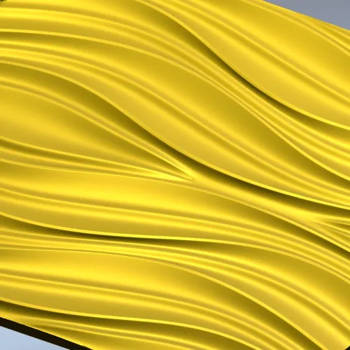 Волновая декоративная 3D панель в формате STL для ЧПУ