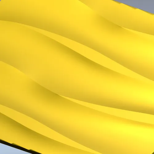 Undulating Wave Decorative Panel STL