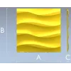 Undulating Wave Decorative Panel STL