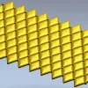Панель "Ромбовый рельеф" - 3D модель STL для ЧПУ