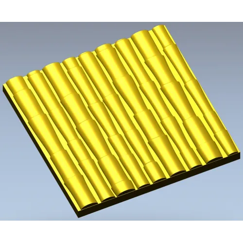 Bamboo Relief Panel STL for CNC