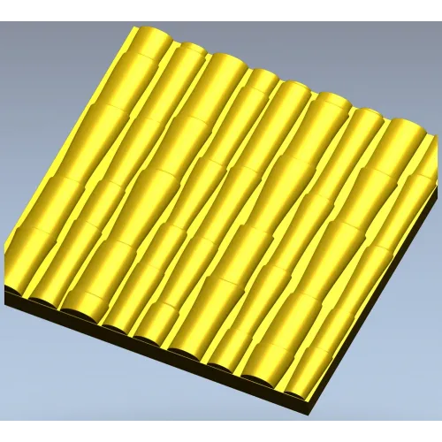 Bamboo Relief Panel STL for CNC