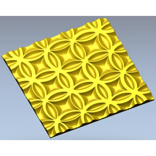 Petal Mosaic Decorative Panel STL