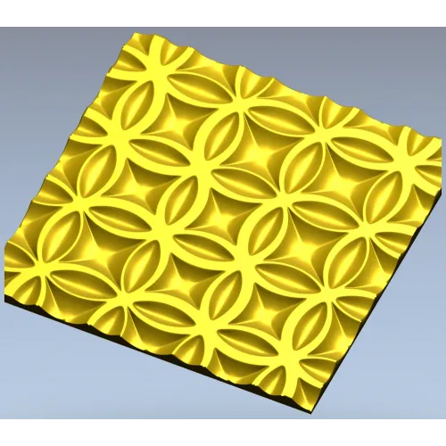 Petal Mosaic Decorative Panel STL