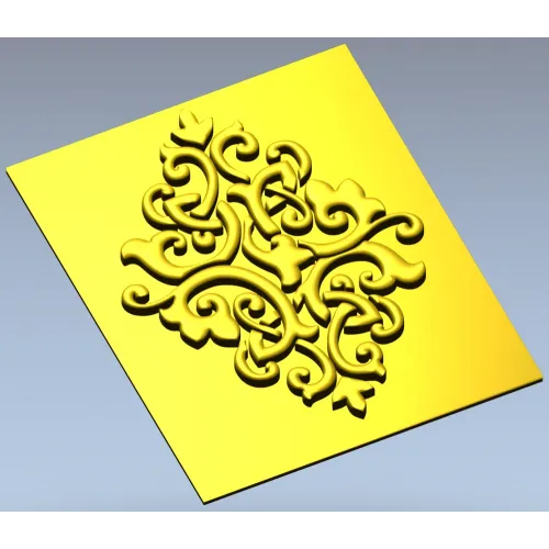 Arabesque Diamond Relief Panel STL