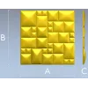 Quilted Cube Panel - 3D STL relief for CNC