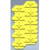 HexaFlora decorative hex panel - STL 3D model for CNC