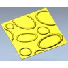 Панель "Органические овалы" - 3D модель STL для ЧПУ