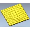 Рельефная панель "Квадро-волна" - 3D STL для ЧПУ