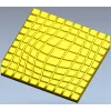 Рельефная панель "Квадро-волна" - 3D STL для ЧПУ