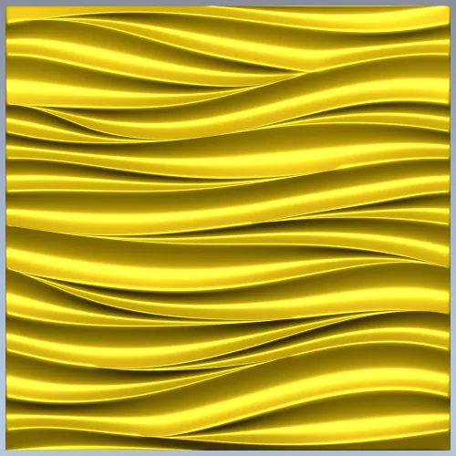 Waveflow Relief - decorative panel 3D model (STL) for CNC