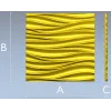 Waveflow Relief - decorative panel 3D model (STL) for CNC