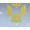 Барочная растительная панель для ЧПУ в формате STL