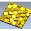 Hexagonal Honeycomb Relief Panel - STL 3D Model for CNC