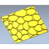 Мозаика гладкой гальки - 3D панель STL для ЧПУ