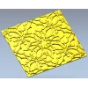 Arabesque Rosette Relief Panel - STL model for CNC