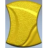 Aurelia Wave Segment - STL 3D model for CNC decorative panel