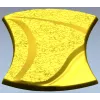 Aurelia Wave Segment - STL 3D model for CNC decorative panel