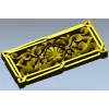Seashell Acanthus Decorative Panel STL for CNC