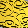 Ornamental Arabesque Square Panel STL for CNC
