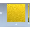 Ornamental Arabesque Square Panel STL for CNC